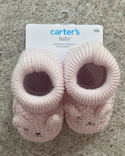 Carter Bunny Baby Booties NB