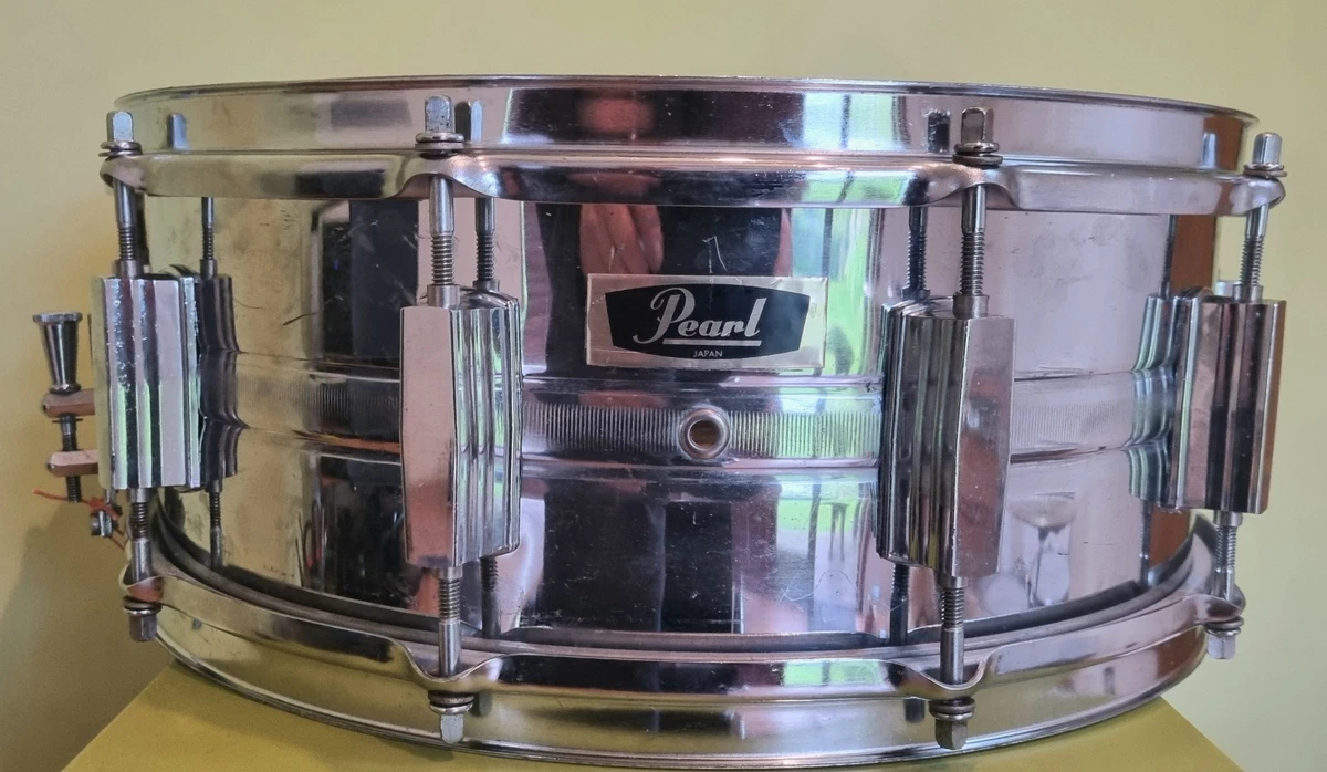 Pearl Steel Snare Drums for sale | eBay UK