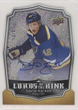 2014-15 Upper Deck Overtime Lords of the Rink 2/3 David Backes #LR-14 Auto 0c3