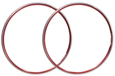 DRC ST22 Rims PAIR 700c 32h/36h Red MSW NOS *Shelfwear*