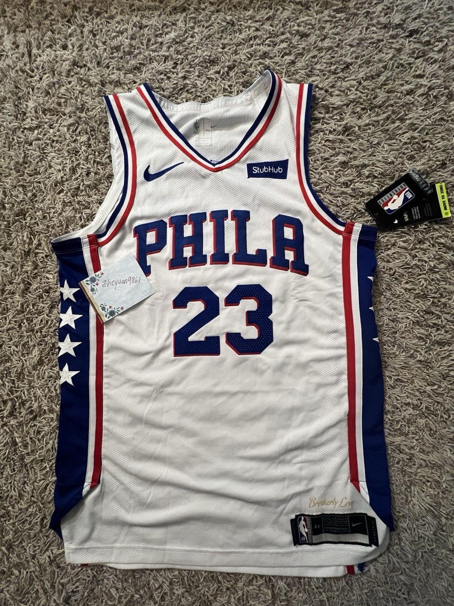 Jimmy Butler Jersey Nike Jordan 44 Authentic Medium Philadelphia