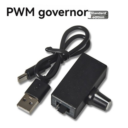 PWM-Drehzahlregler, 12 V, 4-Poliger PWM-Lüfterregler, USB-Typ-C-Stromversor9100 - Bild 5 von 9