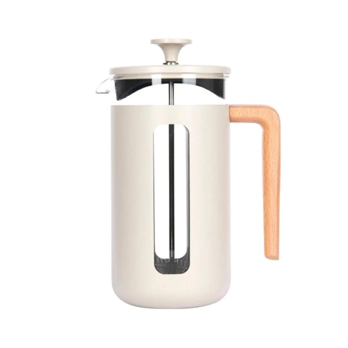 Pisa Stainless Steel Cafetière, Eight Cup, Latte, Gift Boxed