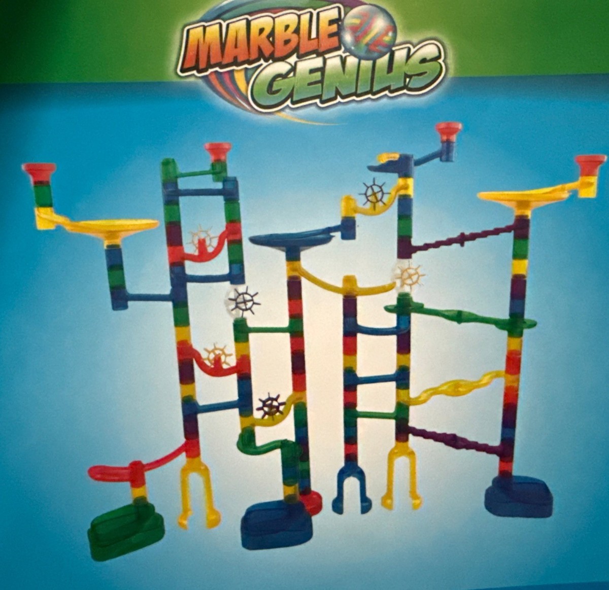Marble Genius – Accessoires Lumières Et Sons Pour Parcours De Billes – 9 Sons Spatiaux Aléatoires + Lumières Clignotantes, Compatible 3+