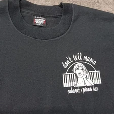 Rare Vintage Dont Tell Mama Cabaret Piano Bar Shirt M 19x27