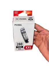 Canon 280XXL Pigment Black 1967C001 Genunie OEM New Sealed Bag Open Box