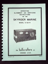 Hallicrafters S-22-R Skyrider Marine Alignment and Servicing Manual