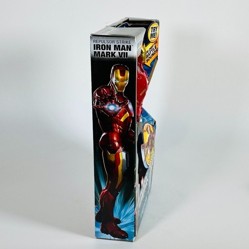 Marvel Avengers Repulsor Strike Iron Man Mark VII 2011 Battle Sounds Figure New! - Picture 4 of 6