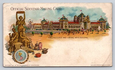 1901 Manufacturers Liberal Arts Building Pan American Expo Buffalo P779