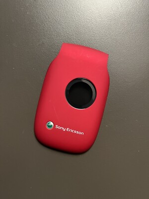 Sony Ericsson Z200 Cell Phone Cover Replacement Red Matte Finish