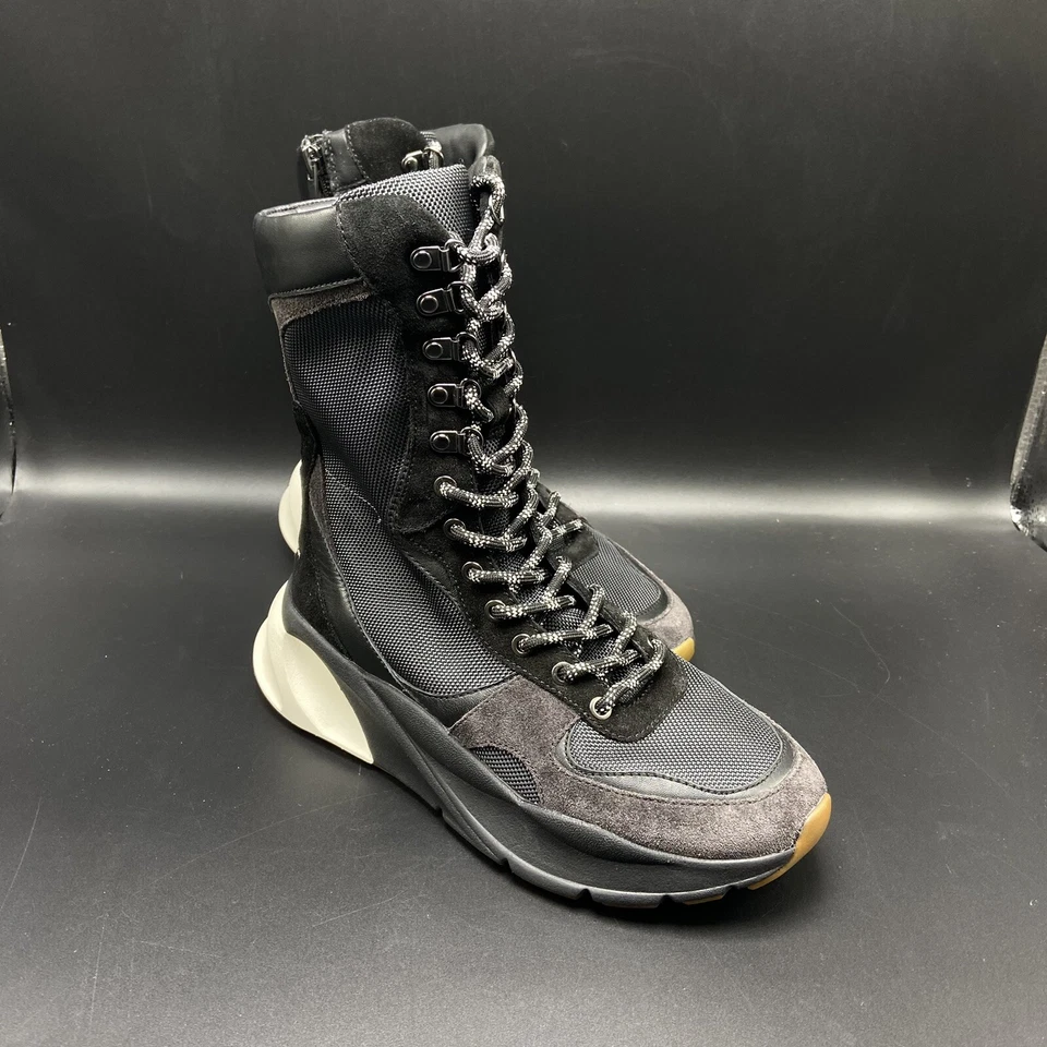 Tory Burch Sawyer Boxer Botas Deportivas Altas Para Mujer Talla 6 Nuevas Con Caja Foto 3 de 4