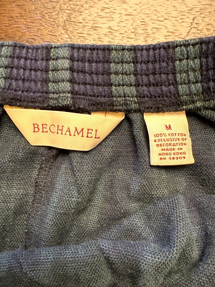 VTG Bechamel Womens Green Blue Plaid Cotton Pockets Academia Preppy Skirt Sz M - Image 3 of 4