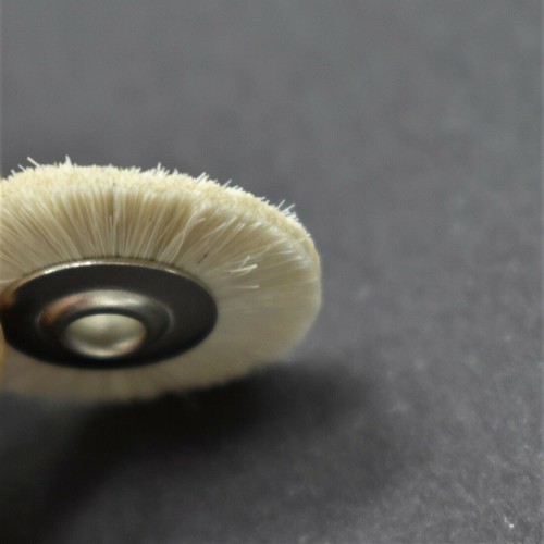 12 Pack 7/8" Extra Soft Bristle Unmounted Rotary Brush 1/8" Hole Jewelry Polish - Picture 2 of 4
