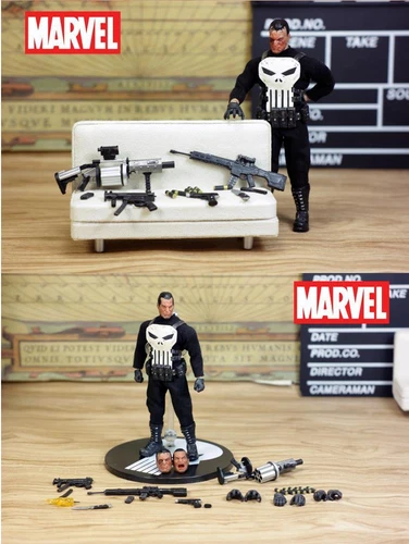 New 1/12 Punisher Special Ops Edition Cloth 6in Action Figure Box Set Collection - Picture 7 of 10