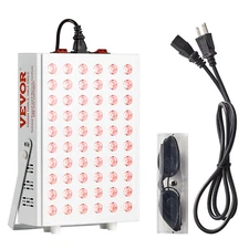 VEVOR Red Light Therapy for Body Face 60 Dual-Chip LEDs 660nm & 850nm Light