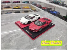 MR 1:18 Ferrari 296 GTB Hardtop Supercar Resin Diecast Model Car Gifts Ornaments