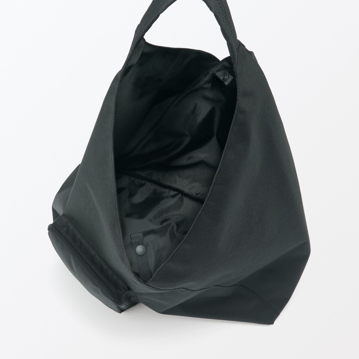 美良品 
DESCENT デサントバック バッグ MUJI Water Repellent One Shoulder Bag Black with Exterior