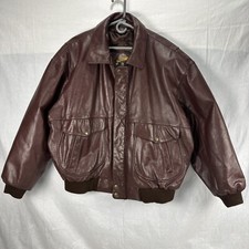 GIACCA IN PELLE AVIATORE UOMO AVVENTURE BOUND ORIGINALS BY WILSONS TAGLIA 1X