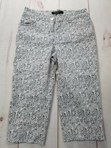 White Crop Capri Pants Size 10 Inseam 