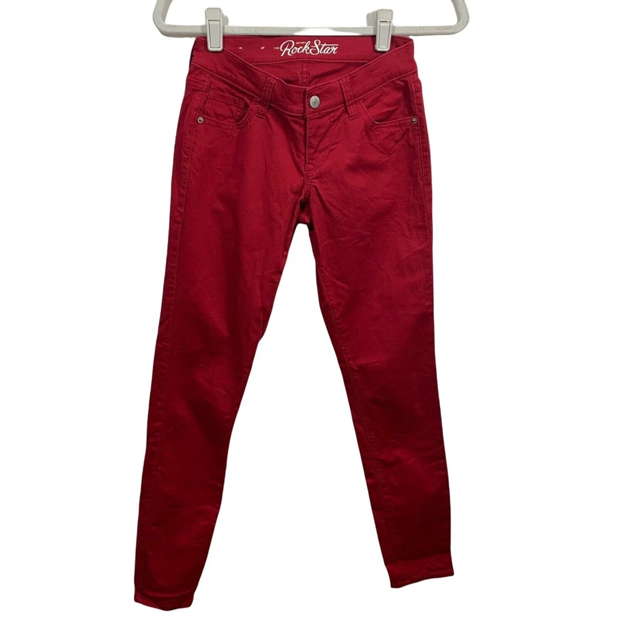 Red jeggings old navy discount