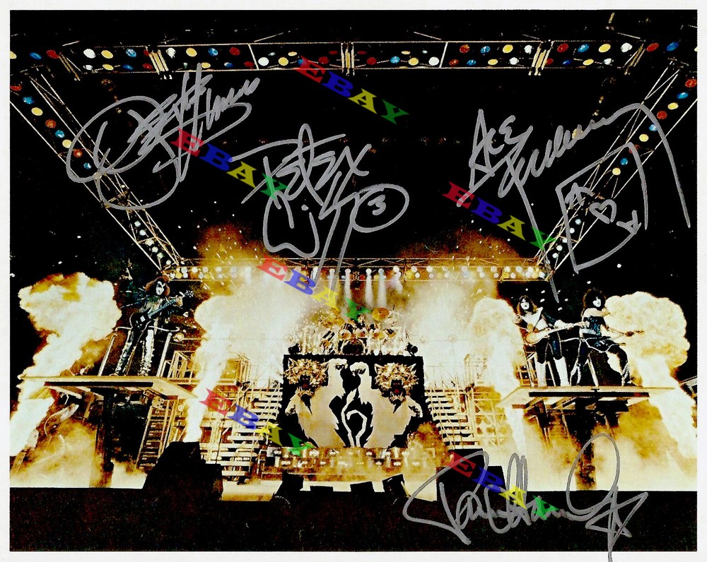 KISS BAND  8x10 Autographed Signed Photo Reprint