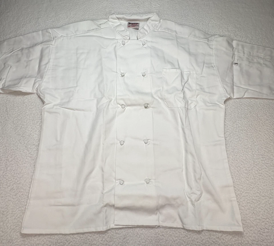 Uncommon Threads Chef's Food Service Uniform Jacket White Size 2XL Lot of 2 - Image 2 of 4