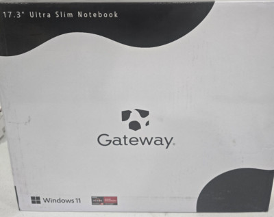 Gateway 17.3'' FHD IPS Window Laptop AMD Ryzen 5 8GB RAM 256GB SSD New/Open Box