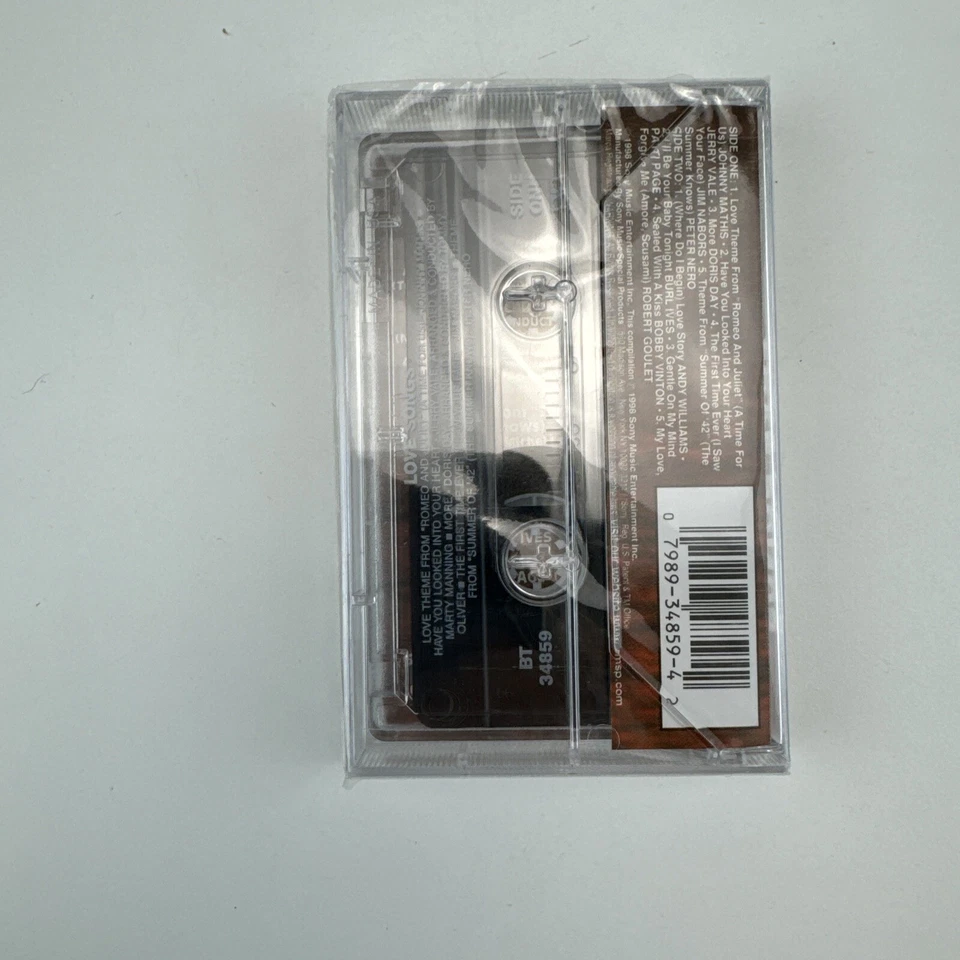 Love Songs by Various Artists Cassette 1998 Sony Music Easy Listening - Image 2 of 2