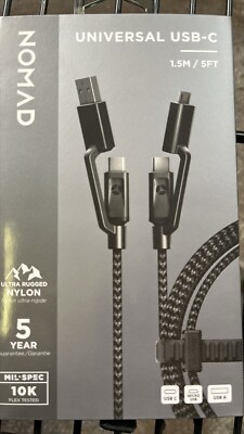 #ad #ad Nomad Universal USB C Cable 5ft $9.99