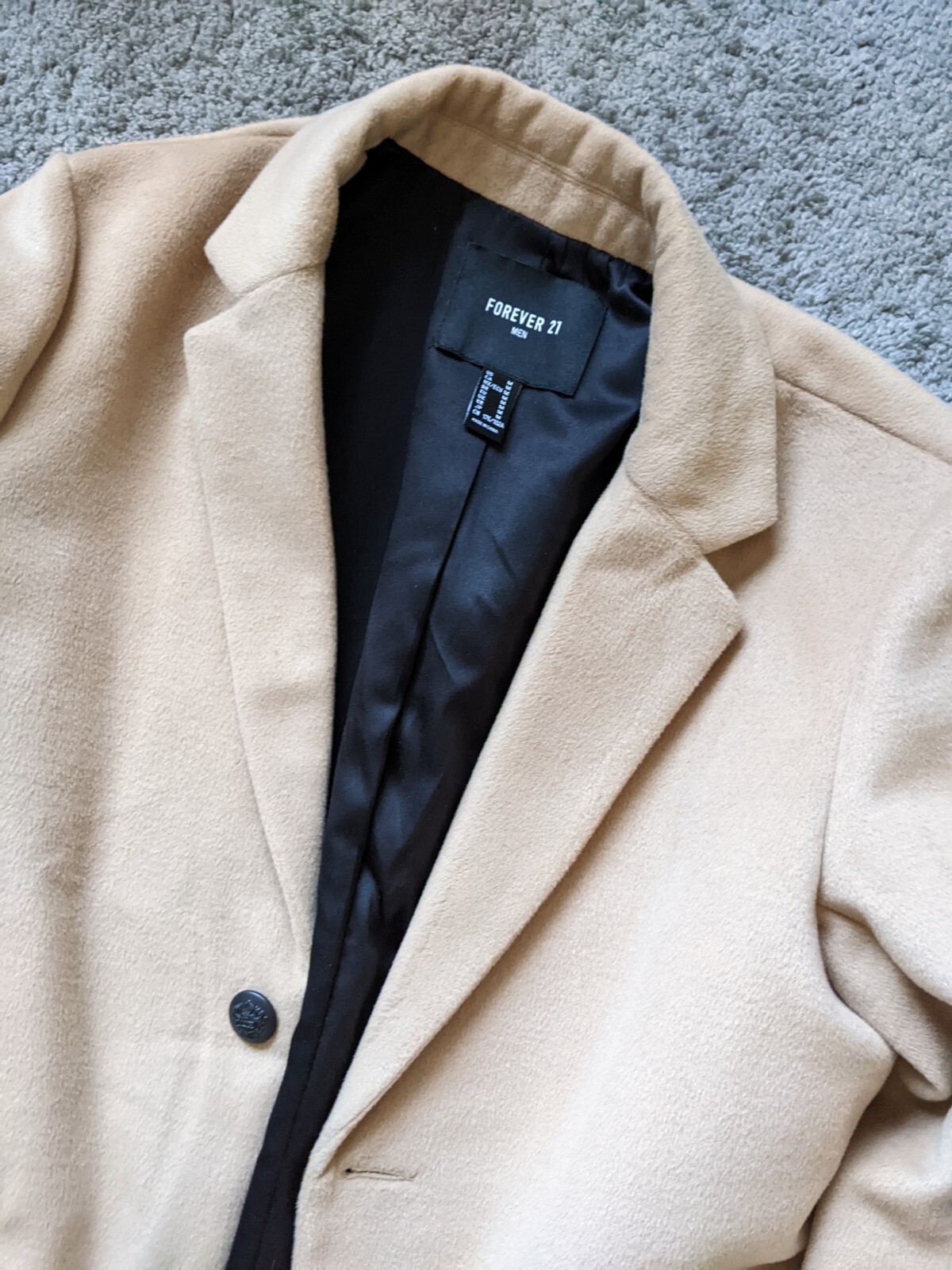 FOREVER 21 MEN MEDIUM LONG WOOLBLEND WINTER FUR T… - image 3