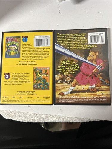 Teenage Mutant Ninja Turtles Volume 1 and 2 Double Feature And Turtles Season 3 - Picture 3 of 3
