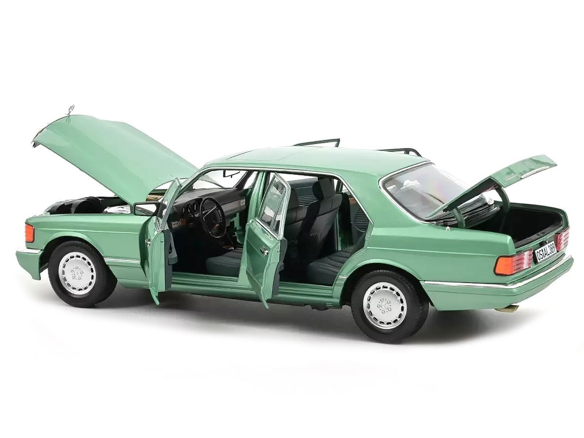 NOREV 1988 Mercedes 560 SEL W126 LIGHT GREEN 1:18*Brand New*NICE