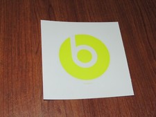 New - Genuine 3" Sticker Decal for Beats Headphones - 775-00008-00-A NEON GREEN