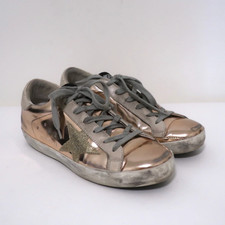 golden goose rose gold glitter