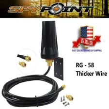 SPYPOINT Link MICRO Evo Solar 4G LTE Antenna Cellular Trail Camera RG 58 Cable