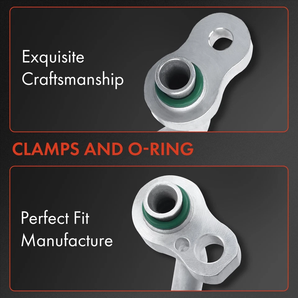 Mangueira de linha de descarga de refrigerante AC para Hyundai Genesis Coupe 2013-2014 L4 2.0L - Imagem 3 de 4