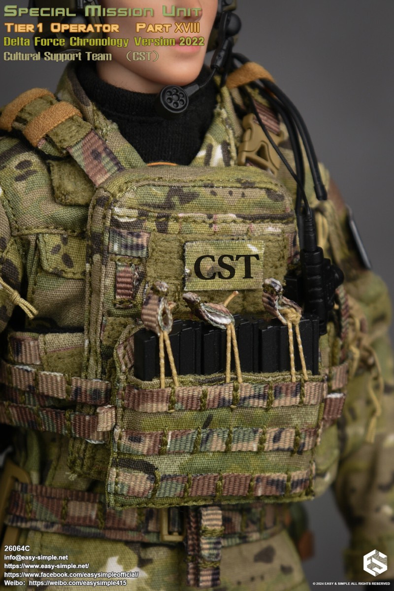 Easy&Simple CST Special Mission Unit Operator Soldier 1/6