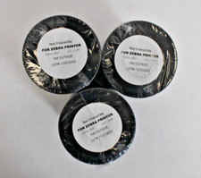 Wax Thermal Transfer Ribbon For Zebra Printer 110mm x 450M 4.3" x 1476" Lot Of 3