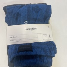 Goodfellow Co Mens Knit Boxers Size S 2 Pairs Soft Stretch Fabric Comfort Fit