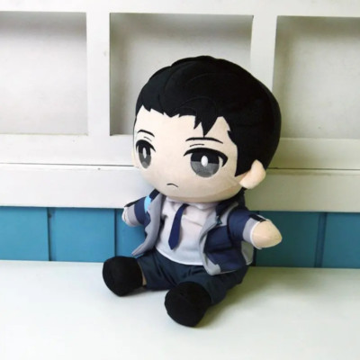 Anime Detroit Become Human Stuffed Connor Plush Doll Toys Game Cosplay Sit Doll