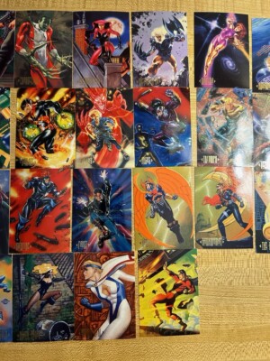 DC Comics Master Series 1994 Skybox Complete Base Card Set 90 DC