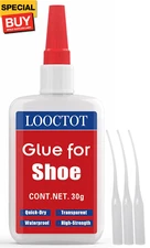 30g Shoe Glue,Boot Glue,Super Instant Glue for Shoe and Sole Repair,Shoe Heel Re