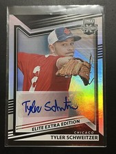 2022 Panini Elite Extra Edition AUTO #161 Tyler Schweitzer Rookie White Sox
