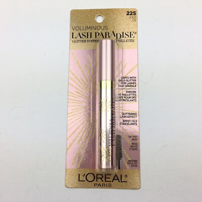 L'Oreal Voluminous Lash Paradise Glitter Topper Mascara 225 Gold Or Sparkle