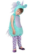 Sweetie Unicorn Child Girls Costume Size XS 4 NEW Blue Purple