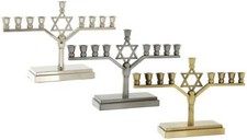 Hanukkah Menorah 9 Branches Star of David 12cm Menora Hanukiah Chanukka Jewish