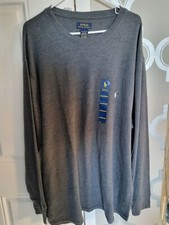 Polo Ralph Lauren Sweatshirt Long Sleeve Grey Sweater Crewneck