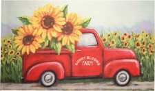 Indoor/Outdoor Rug -Sunny Blooms Farm - Sunflower - 457207