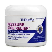 TriDerma MD Pressure Sore Relief Healing Cream for Bed Sores Treatment Ulcers...