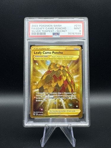 Leafy Camo Poncho graded PSA 9 for sale on eBay